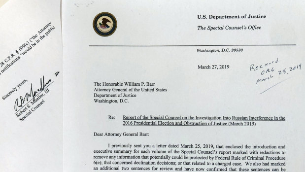 Mueller sought to have Barr release more details from his report than Barr originally did.