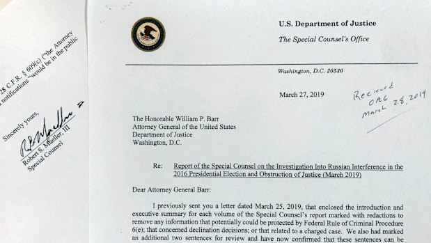 Mueller sought to have Barr release more details from his report than Barr originally did.