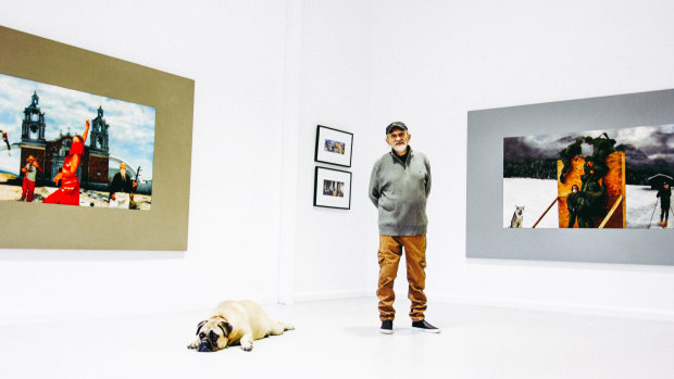 Clarity: Artist Peter Phillips in his Noosa studio.