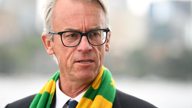 David Gallop steps down as chief executive of the FFA.