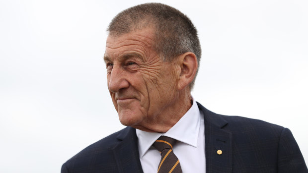 Outgoing Hawthorn president Jeff Kennett.