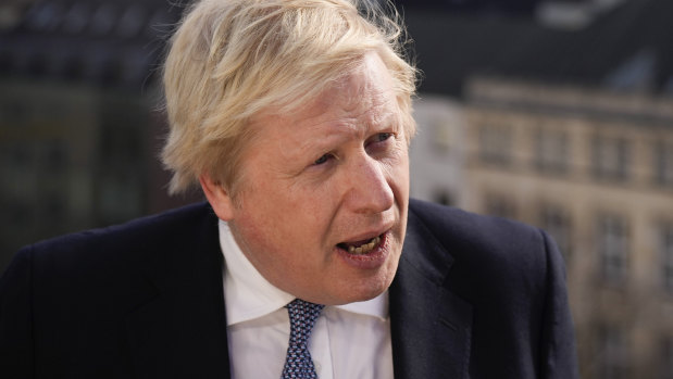 British Prime Minister Boris Johnson.