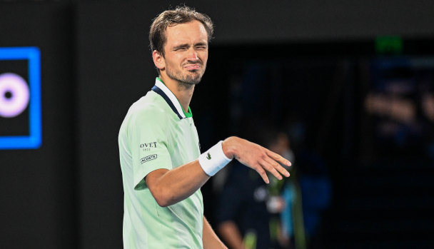 Daniil Medvedev took exception to some unruly fans at last year’s Australian Open.