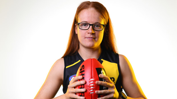 Sophie Molan is eyeing a spot in Richmond's midfield but also can play forward and back. 
