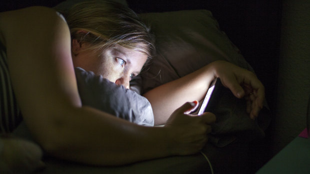 One in 20 people are woken up by their electronic devices or wake up to use them every night. 