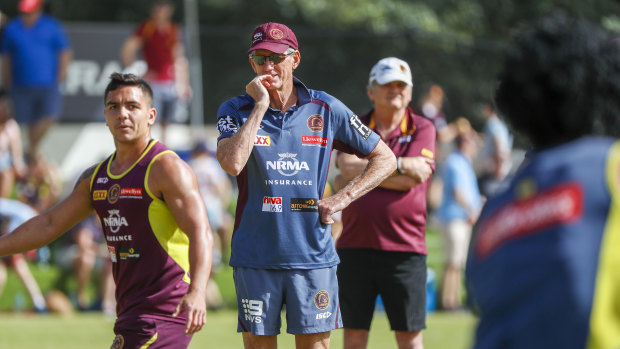 Full support: The Broncos have rallied around coach Wayne Bennett.