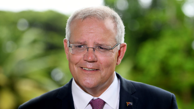 As we head towards an election, the PM Scott Morrison says he ''won’t be dragged off to the right or left or intimidated by the shouting”.