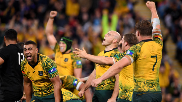 It's a miracle: You see, it can be done. The Wallabies win in Brisbane in 2017.