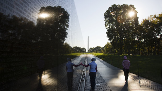 Maya Lin's Vietnam Veterans Memorial.