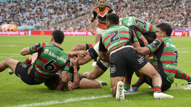 The Rabbitohs’ defence is second only to the Panthers in 2023.