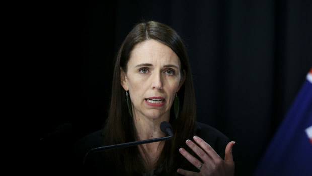 New Zealand PM Jacinda Ardern announcing a new lockdown for Auckland.