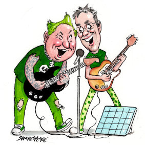 Double act: Andrew Forrest and Guy Debelle.