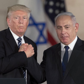 Donald Trump and Benjamin Netanyahu in 2017.