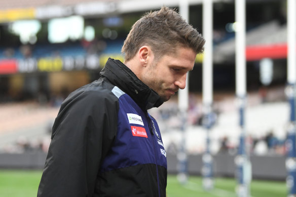 Fremantle forward Jesse Hogan is taking time away from football to deal with his mental health.