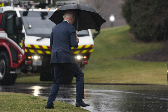 President Joe Biden returns to the White House after a physical exam at Walter Reed National Military Medical Center. 