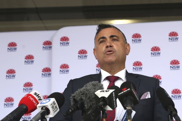 Deputy Premier John Barilaro says people in NSW are not ready to get their COVID-19 vaccine.