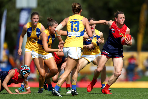 Harriet Cordner and the Demons had too much class for the Eagles at Casey Fields.