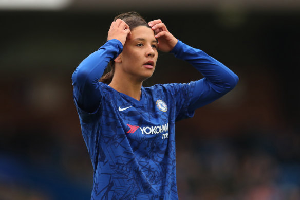 Sam Kerr says she hasn't had a pre-season in a long time. 