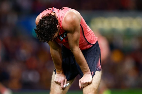 A dejected Ben King.