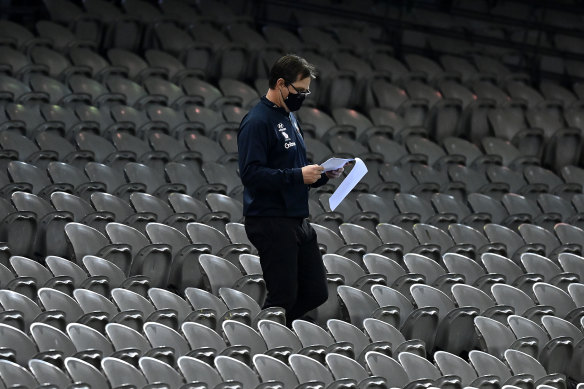 Blues coach David Teague expects to learn his fate on Monday.