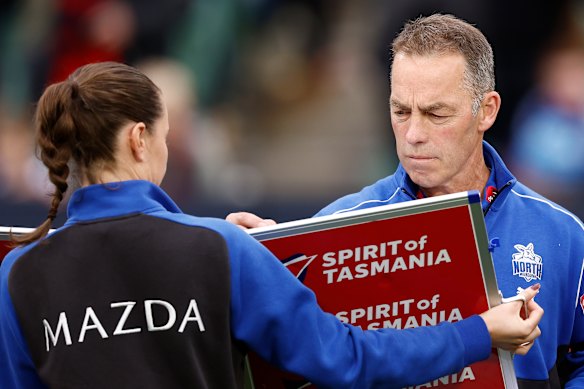 Alastair Clarkson’s Kangaroos have had another season of struggle, and last year they traded away their 2025 first-round draft pick – to Richmond.