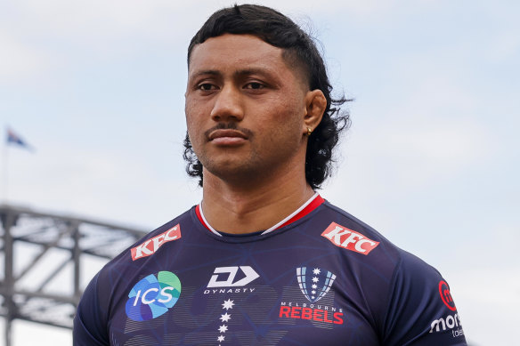 Melbourne Rebels captain Rob Leota.