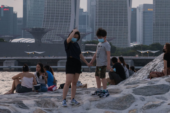 Singapore is planning ways to live with coronavirus as it speeds up vaccination rates. 