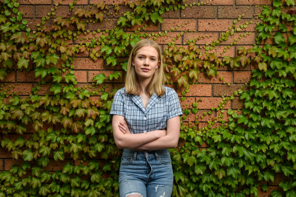 Freya Van Dyke, a year 12 student at Fitzroy High School, is nervous about her VCE results but is glad she has an alternative to the ATAR.