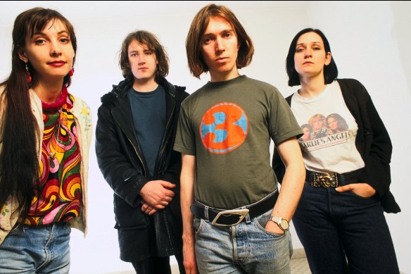 My Bloody Valentine pictured in 1992.