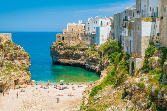 Polignano a Mare in Bari, Puglia, southern Italy.