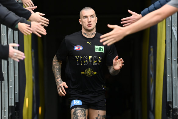 Dustin Martin is loved at Punt Road.