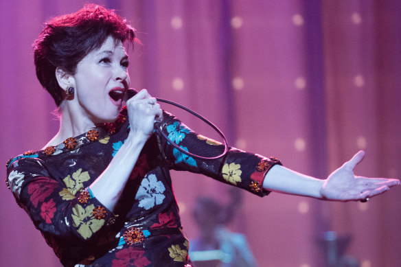 Made for colourful stage: Renee Zellweger as Judy Garland in this year's biopic, Judy.