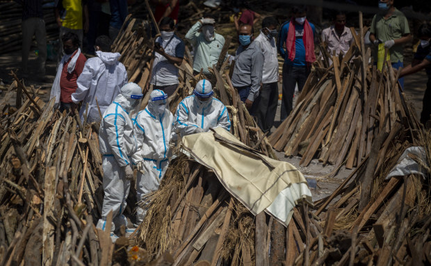 Images of mass cremation of COVID-19 victims have come to typify the pandemic crisis in India. 