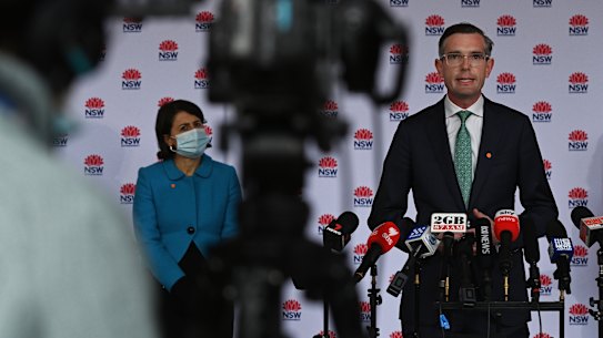 NSW Treasurer Dominic Perrottet announced new measures for small businesses affected by the lockdown.