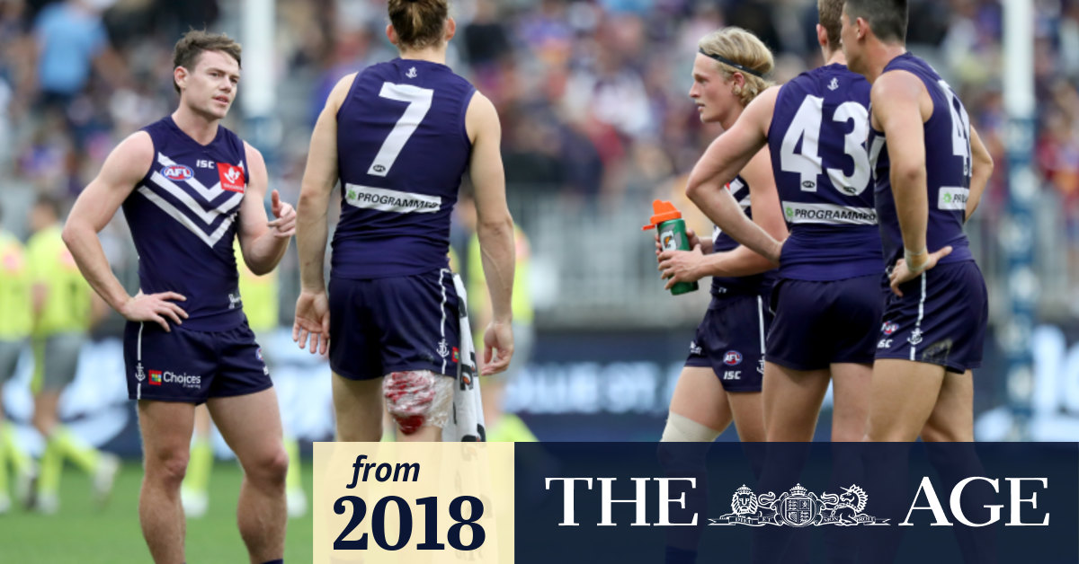 Hamstring Injury To Fremantle Docker Nat Fyfe Saves Afl From Brownlow Medal Embarrassment