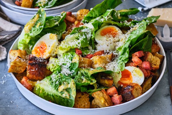 Adam Liaw’s Caesar salad.