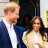 Prince Harry and his wife Meghan have spoken out at a memorial about the work to be done to better protect children online. 