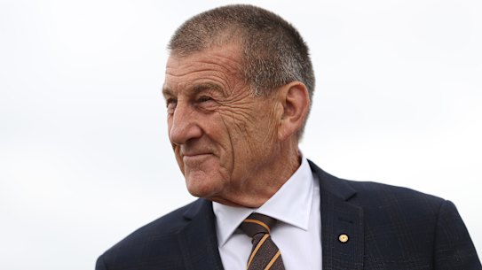 Outgoing Hawthorn president Jeff Kennett.