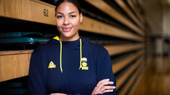 Australian basketball star Liz Cambage.