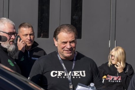 CFMEU boss John Setka in June.