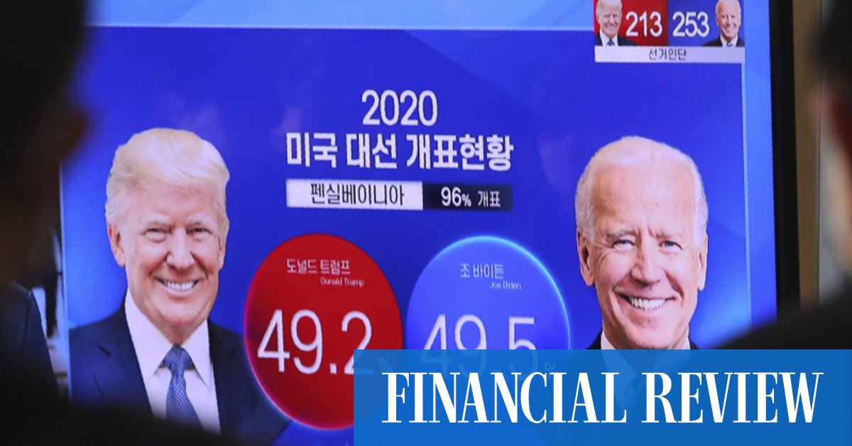 'Welcome back America': World leaders greet Biden win - The Australian Financial Review