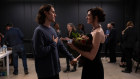 Actors Jared Leto and Anne Hathaway star as Adam and Rebekah Neumann in WeCrashed. 