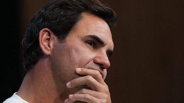 Roger Federer, tennis player and philosopher. 