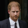 Prince Harry, Duke of Sussex, leaves the High Court after giving evidence in London, Tuesday, June 6, 2023. 