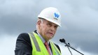 Lang Walker at his Parramatta Square development in Sydney.