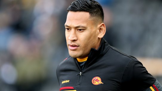 Israel Folau wanted to return to the NRL via the Dragons.
