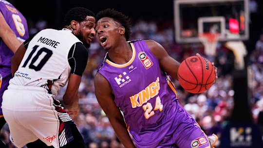 Driven home: Jae'Sean Tate led the Kings from the outset.