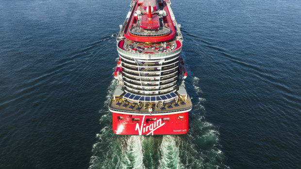 On board the adults-only Virgin ship with Richard Branson