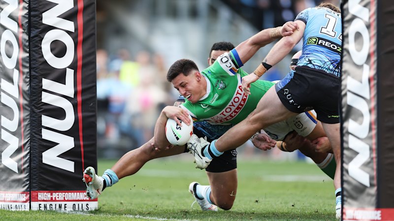 Trindall injured as Raiders knock Sharks out of NRL top four
