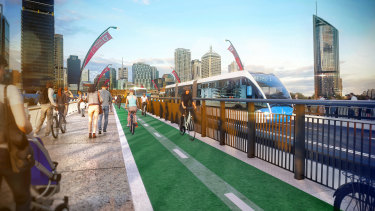 Victoria Bridge Goes Green In New Plan For Separated Cycleway